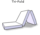 Tri Fold Lounge Chair
